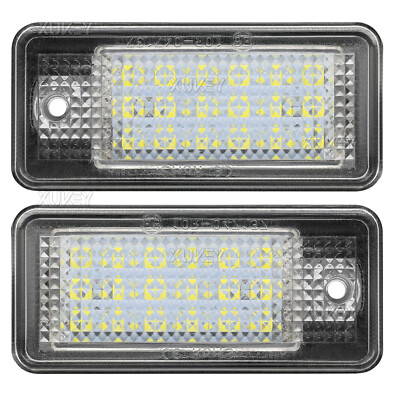 2x LED KENNZEICHENLEUCHTE FÜR AUDI A3 8P 8PA A4 B6 B7 A6 KENNZEICHENBELEUCHTUNG