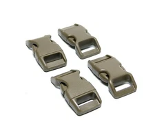 15mm tactical army od green quick side release buckles. paracord buckle