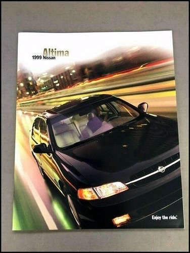 1999 Nissan Altima Dealer Deluxe Sales Brochure Book