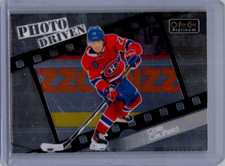 2023-24 O-Pee-Chee Platinum Photo Driven Cole Caufield