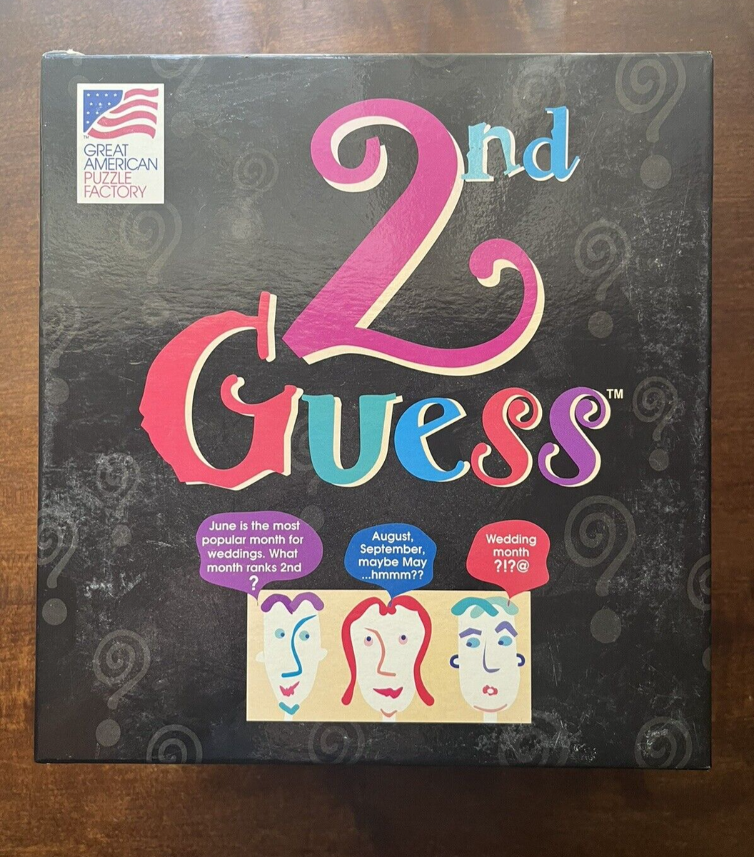 Great American Puzzle Factory 2nd Guess Game-2000-