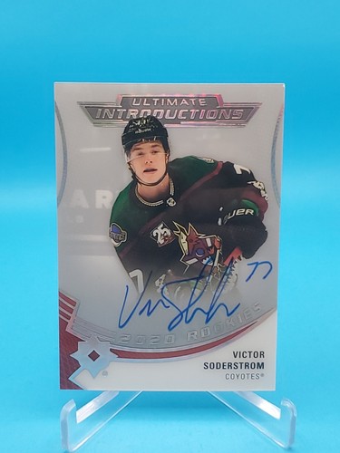 Victor Soderstrom 2021-22 Ultimate Collection #UI-61 Introductions ...