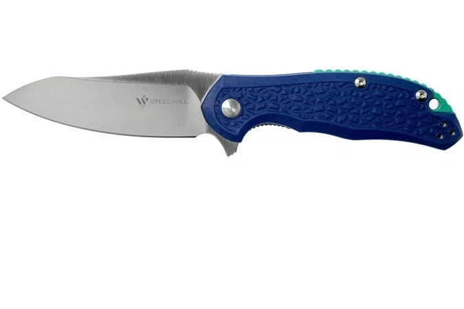 Cuchillo Plegable Steel Will F25-15 Modus 3.27" Azul Linerlock D2 Vendedor de EE. UU. Foto 2 de 4