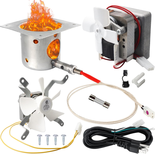 Upgrade 2.0RPM Auger Motor, Induction Fan, Hot Rod Igniter with Fuse, Fire Burn - Picture 12 of 12