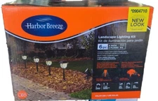 Harbor Breeze 15-Lumen Black Solar LED Outdoor Path Light Kit (3500 K)