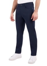Member's Mark Slim Fit Men's Benton Performance Pant 40X30 Blue Navy New