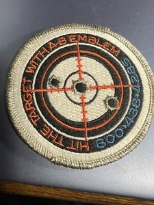 Rifle Target 4 Iron Patch Las Vegas Convention And Fremont Casino Chip Vintage