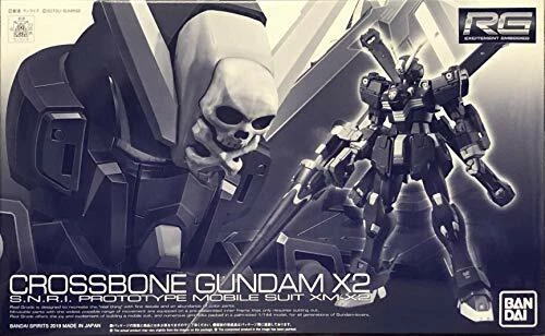 Bandai 1/144 RG XM-X2 Crossbone Gundam X2 90534 IMPORTAZIONE GIAPPONESE - Foto 2 di 3