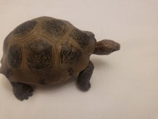 2008 Schleich Galapagos Tortoise Turtle 3" Figurine Paperweight D-73527 Retired