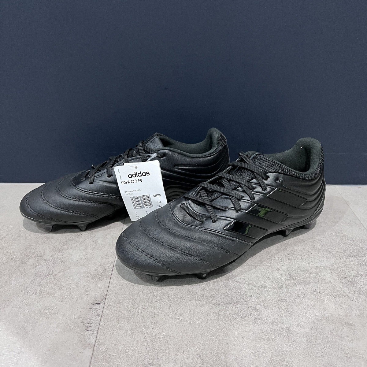 Adidas Copa Firm Ground Football Boots Black Size UK New