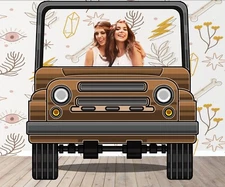Vintage Car, Vehicle Theme, DIY Photo Booth Props, Non-Personalized
