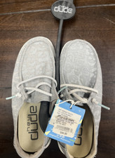 Hey Dude Kids Wendy Slip-On Sneaker Cat eye Grey New With Tags No Box