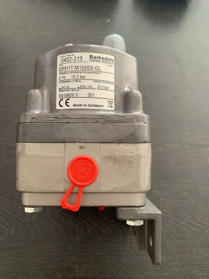 Barksdale 0402-213 DPD1T-M150SS-GL Differential Pressure Switch 0.72 to 10.2 BAR