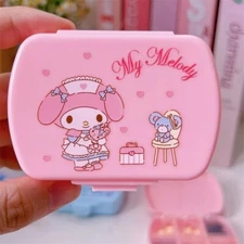 Sanrio My Melody Cute Pillbox Medicine Accessory Organizer Storage