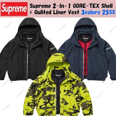 Supreme 2-in-1 GORE-TEX Shell + Quilted Liner Vest 3colors Supreme 2-in-1 GORE-TEX Shell + Quilted Liner Vest 3colors