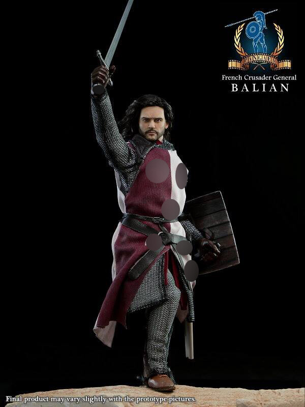 Pangaea Toy French Crusader General Balian 1/6 Action Figure Doll