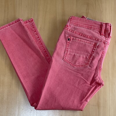 Campus 7/8 Jeans Hose Cropped Modell Forres stretch W29 Gr. 38 rot