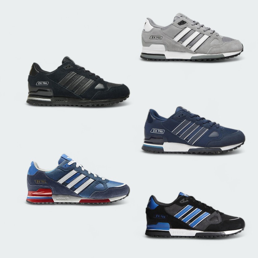 adidas Herren ZX 750 Trainers Schuhe Sneakers 40 2/3 - 47 1/3 Neu