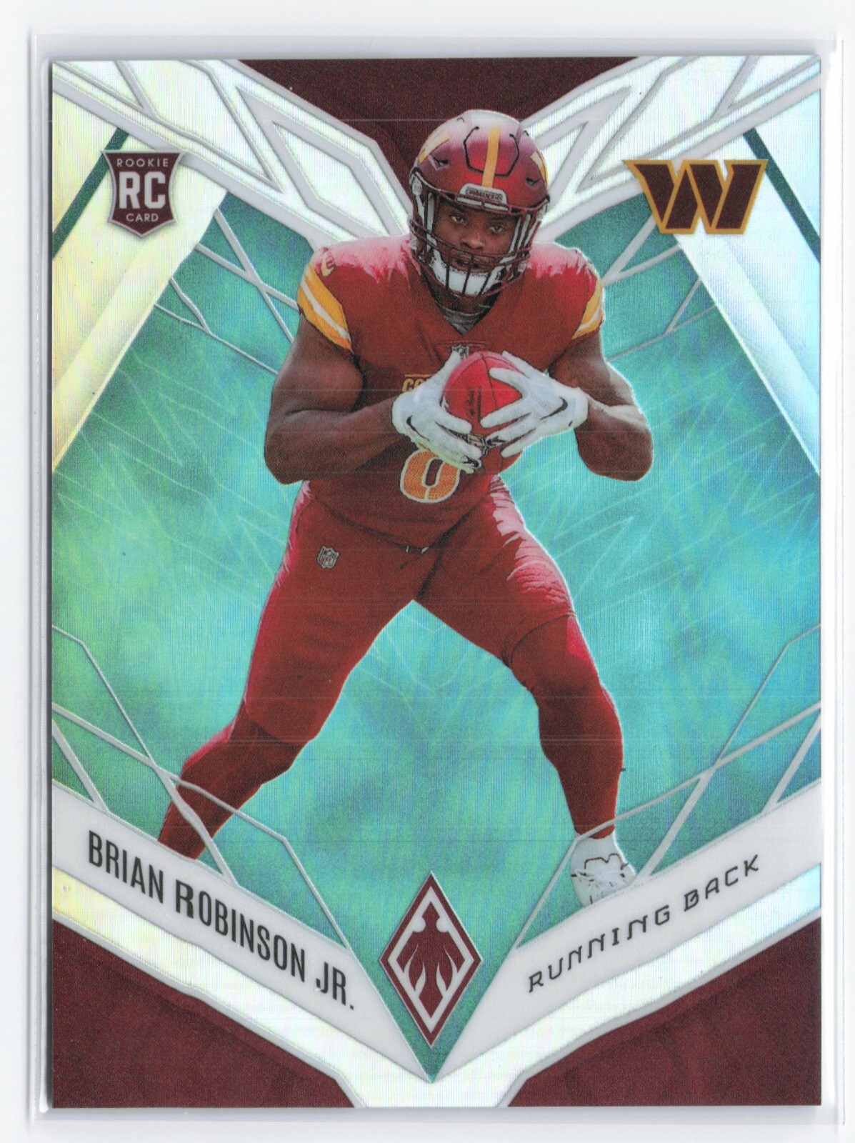 2022 Panini Phoenix Teal Brian Robinson Jr. #127 /150 RC Washington