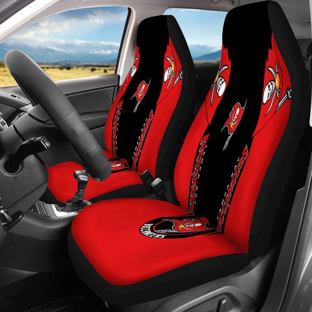 Car Seat Cover Personalized Nonslip Seat Protector for Tampa Bay Football