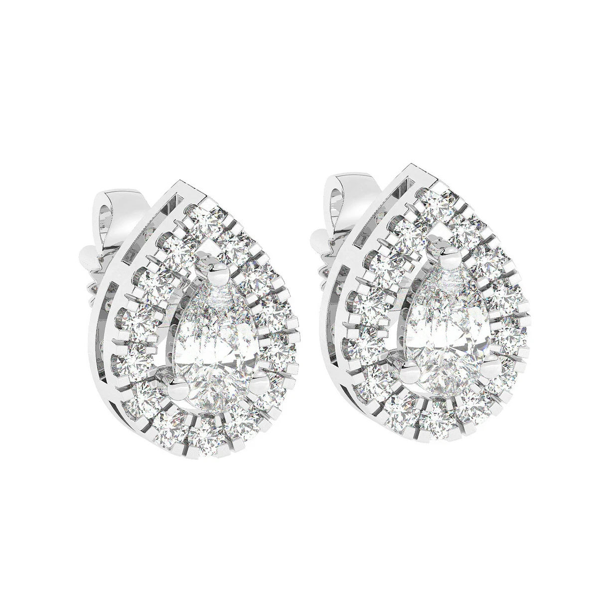 Diamond stud earrings under 100 sale