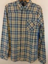Buffalo David Bitton Shirt Men's M Blue Long Sleeve Button Down New With Tags
