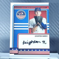 Leighton Harris 2023 USA Baseball DEVELOPMENT PROGRAM SIGNATURES #NTDP-LH