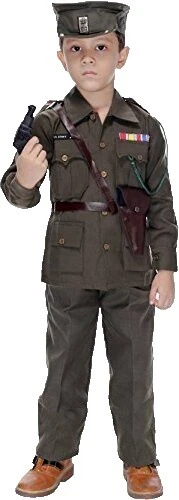 Disfraces militar Sintético Para Niños