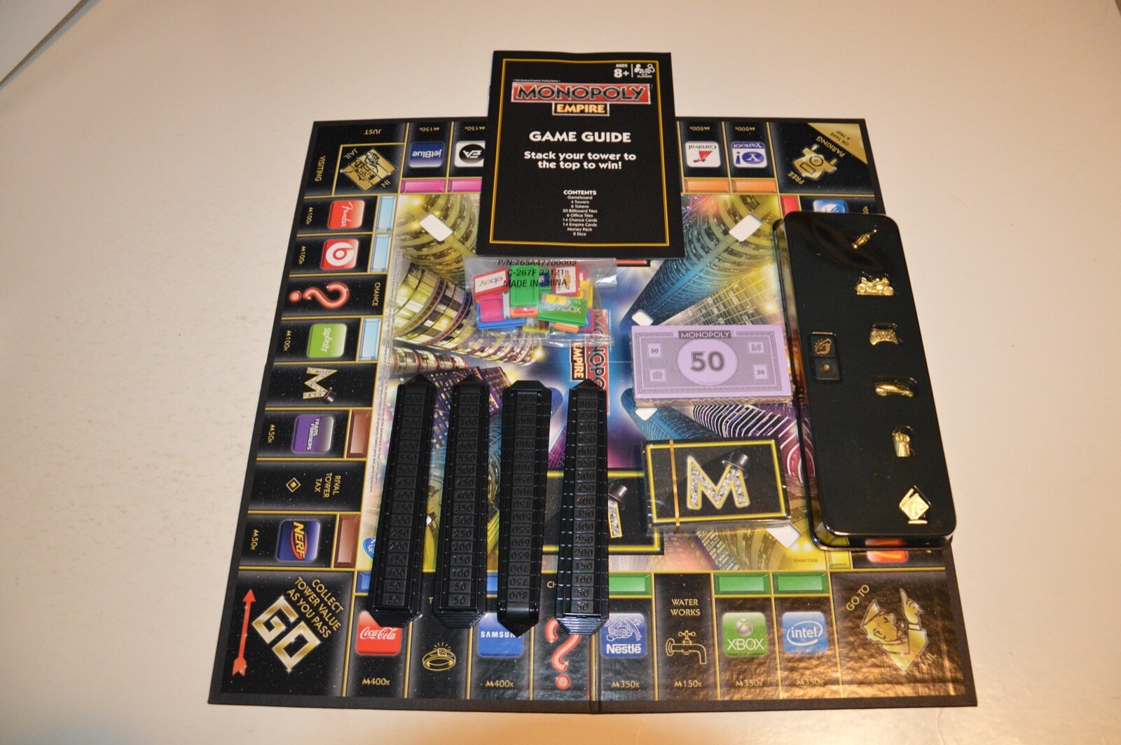 Monopoly Empire Own The World's Top Brands Hasbro Gaming 2013 * OPEN ...
