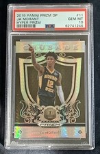 2019 Prizm Draft Picks Ja Morant Crusade Hyper Prizm Rookie 3/75 PSA 10 Low Pop