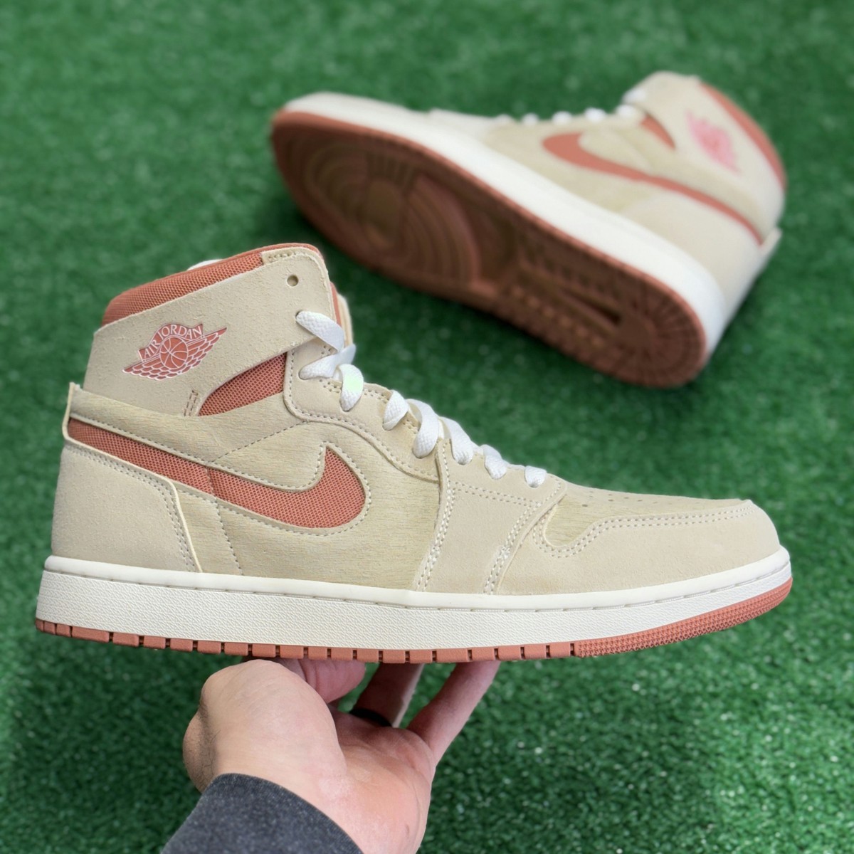 Nike Jordan 1 High Zoom Air CMFT 2 Terra Burnt Sunrise Mens DV1307 