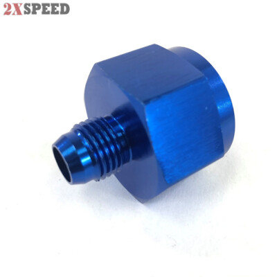 Blue AN6 6AN Male to AN-10 Female Straight Swivel Fuel Oil Gas Line Fitting