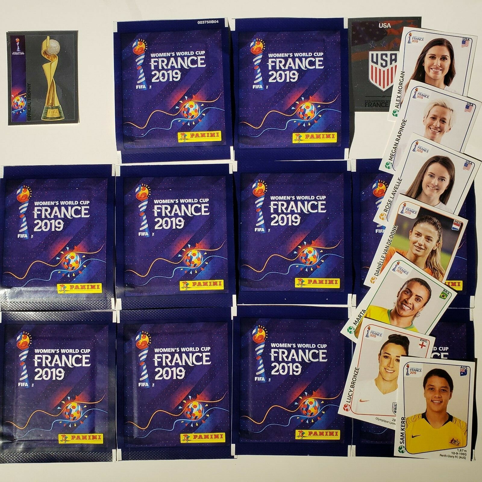 Panini Women's World Cup France 2019 - 10 Packs