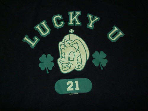 lucky charms t shirt lucky u st patricks day irish tee size