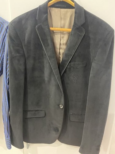 Women Stefano Ricci blazer black velvet 40