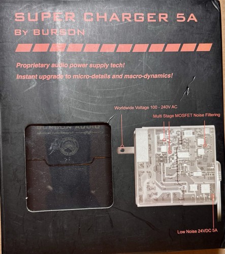 BURSON Super Charger 5A 24v LoNoise PSU (For Parts Only) A NOT WORKING UNIT.