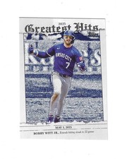 2026 Topps Series 1 2025 Greatest Hits Bobby Witt Jr. #GH-18