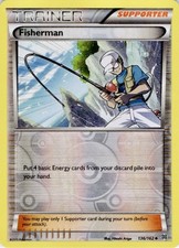 Fisherman 136/162 Uncommon BREAKthrough Pokemon Reverse Holo Near Mint