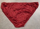 Sexy Satin Bikini Bow Sides Panties Red XL — photo 2