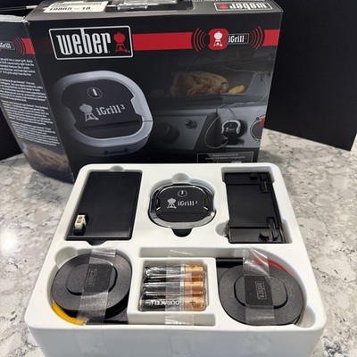 Weber iGrill 3 Smart Grilling Hub Bluetooth Connected Thermometer 7204 New Open