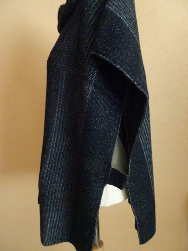 Sheego Strick-Pullunder m.Rollkragen,schwarz melange, Gr. K 22/23,44/46 Neu VBB - Bild 3 von 4
