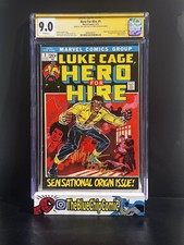 Hero for Hire #1 CGC 9.0 SS Signed “AKA Luke Cage” by lead actor Mike Colter!