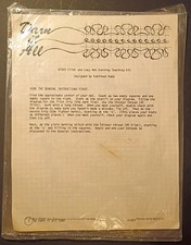 DARN IT ALL R1201 Filet & Lacy Net Darning Kit didattico design di Kathleen Rake