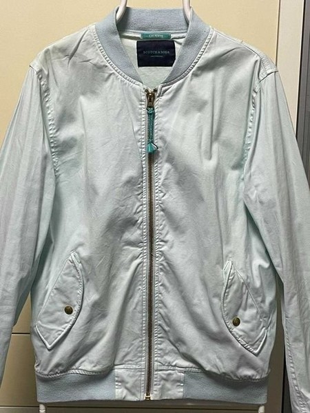 Men Scotch & Soda Bomber Navy 38