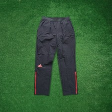 Adidas Men's Black 2018 Sideline Squad Woven Blank Performance Tapered Pants