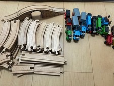 THOMAS  FRIENDS Wooden Rails BRIO Compatible Train Set Great Condition