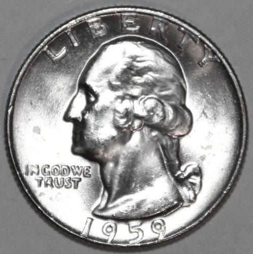 1959-D Washington Quarter - BU - #8722D - FREE SHIPPING