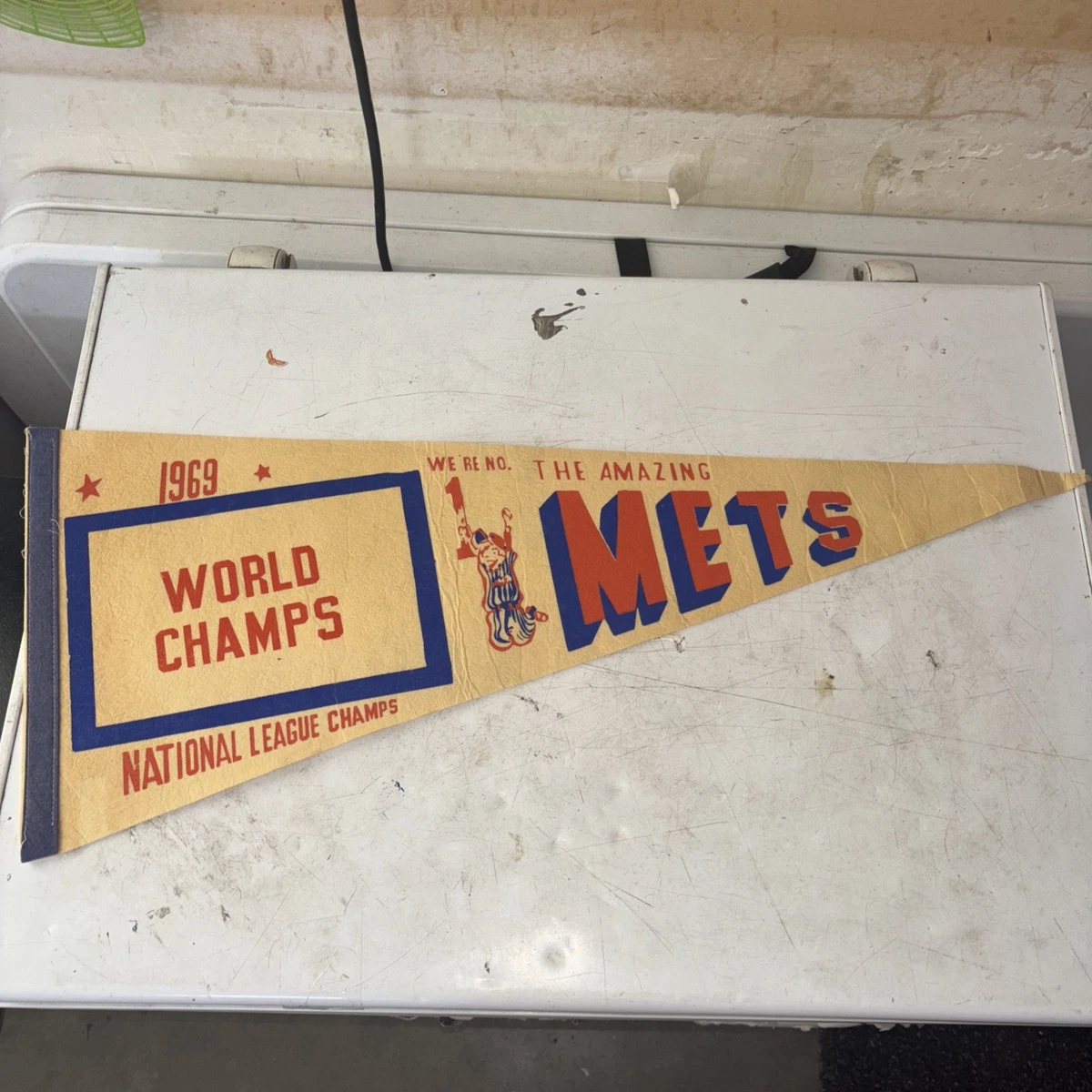 Baseball New York Mets 1969 Vintage Sports Pennants and Flags for