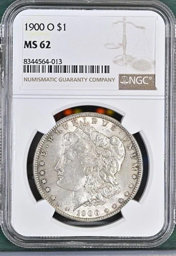 1900-O Morgan Dollar NGC Certified MS62
