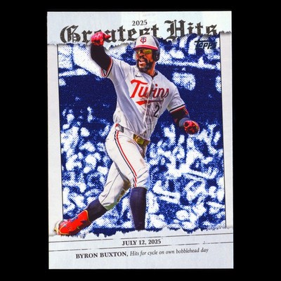 Byron Buxton 2026 Topps '25 Greatest Hits Twins | eBay